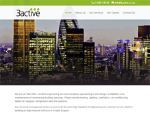 Tablet Screenshot of 3active.co.uk